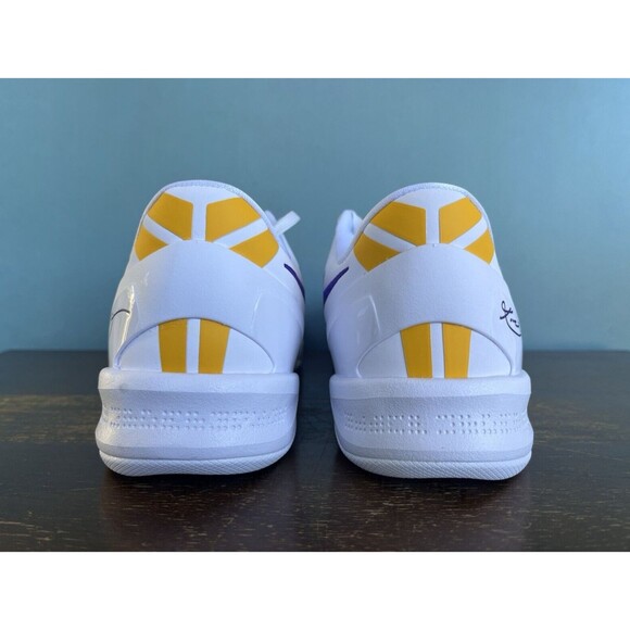 Kobe 8 Protro "Lakers Home" White/Purple Men's Size 13 HF9550-100 - Picture 9 of 11